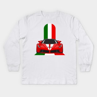 FERRARI Kids Long Sleeve T-Shirt